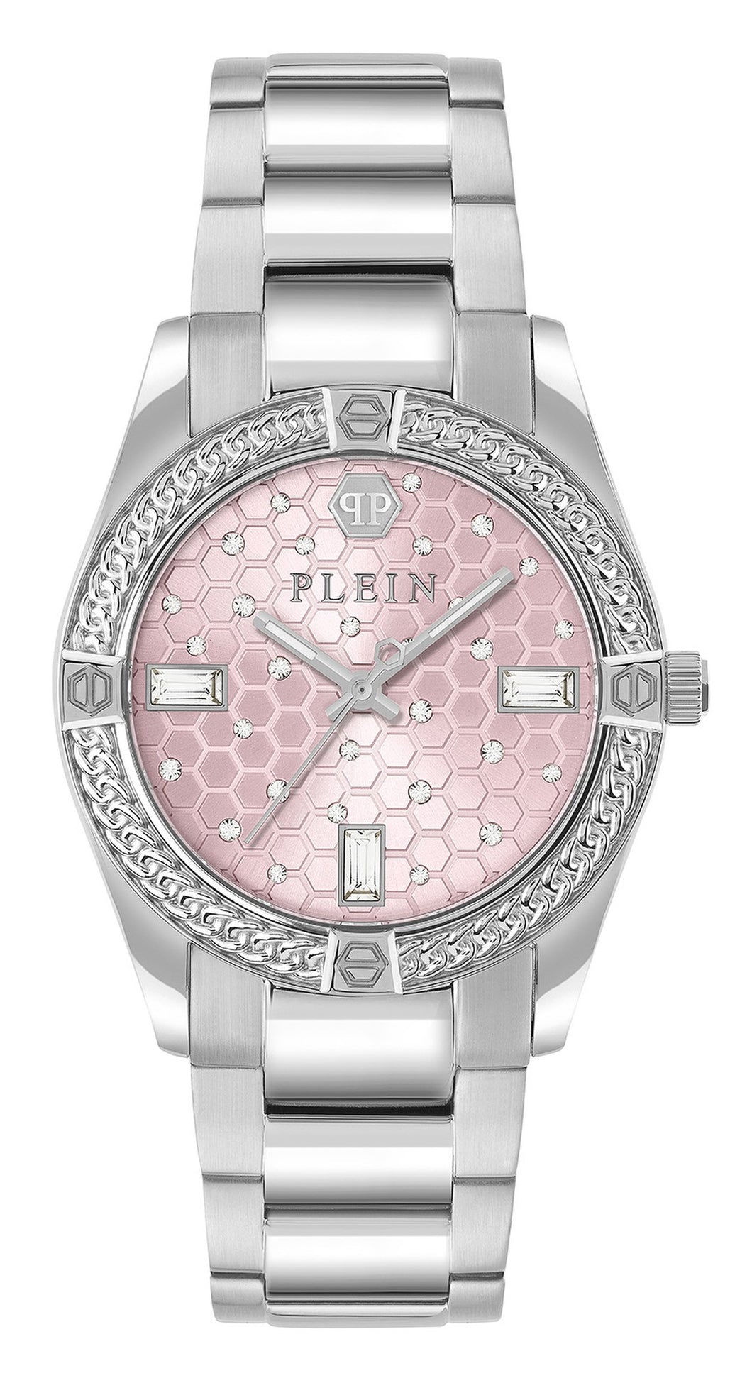 Philipp Plein Damen Uhr Analog Quarz PLEIN ICON CHAIN PW1FA0125 Edelstahl