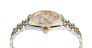 Philipp Plein Damen Uhr Analog Quarz DATE SUPERLATIVE PW2BA0123 Edelstahl