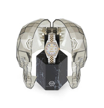 Laden Sie das Bild in den Galerie-Viewer, Philipp Plein Damen Uhr Analog Quarz DATE SUPERLATIVE PW2BA0123 Edelstahl