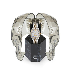 Philipp Plein Damen Uhr Analog Quarz DATE SUPERLATIVE PW2BA0123 Edelstahl