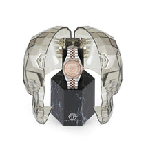 Laden Sie das Bild in den Galerie-Viewer, Philipp Plein Damen Uhr Analog Quarz DATE SUPERLATIVE PW2BA0423 Edelstahl