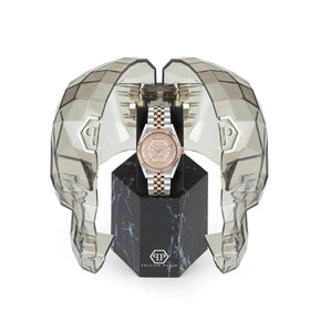 Philipp Plein Damen Uhr Analog Quarz DATE SUPERLATIVE PW2BA0423 Edelstahl
