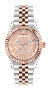 Philipp Plein Damen Uhr Analog Quarz DATE SUPERLATIVE PW2BA0423 Edelstahl