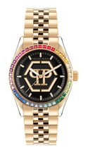 Laden Sie das Bild in den Galerie-Viewer, Philipp Plein Damen Uhr Analog Quarz DATE SUPERLATIVE PW2BA0623 Edelstahl