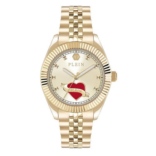 Philipp Plein Damen Uhr Analog Quarz PLEIN VALENTINE PW2BA0725 Edelstahl