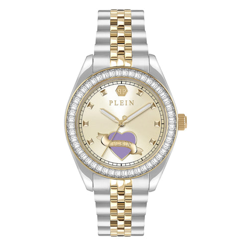 Philipp Plein Damen Uhr Analog Quarz PLEIN VALENTINE PW2BA0925 Edelstahl