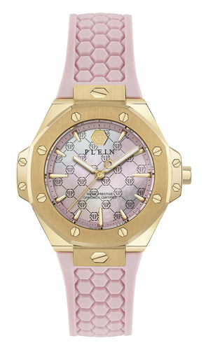 Philipp Plein Damen Uhr Analog Quarz PLEIN ROYAL PRESTIGE PW4FA0225 Silikon