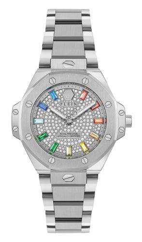 Philipp Plein Damen Uhr Analog Quarz PLEIN ROYAL PRESTIGE PW4FA0425 Edelstahl