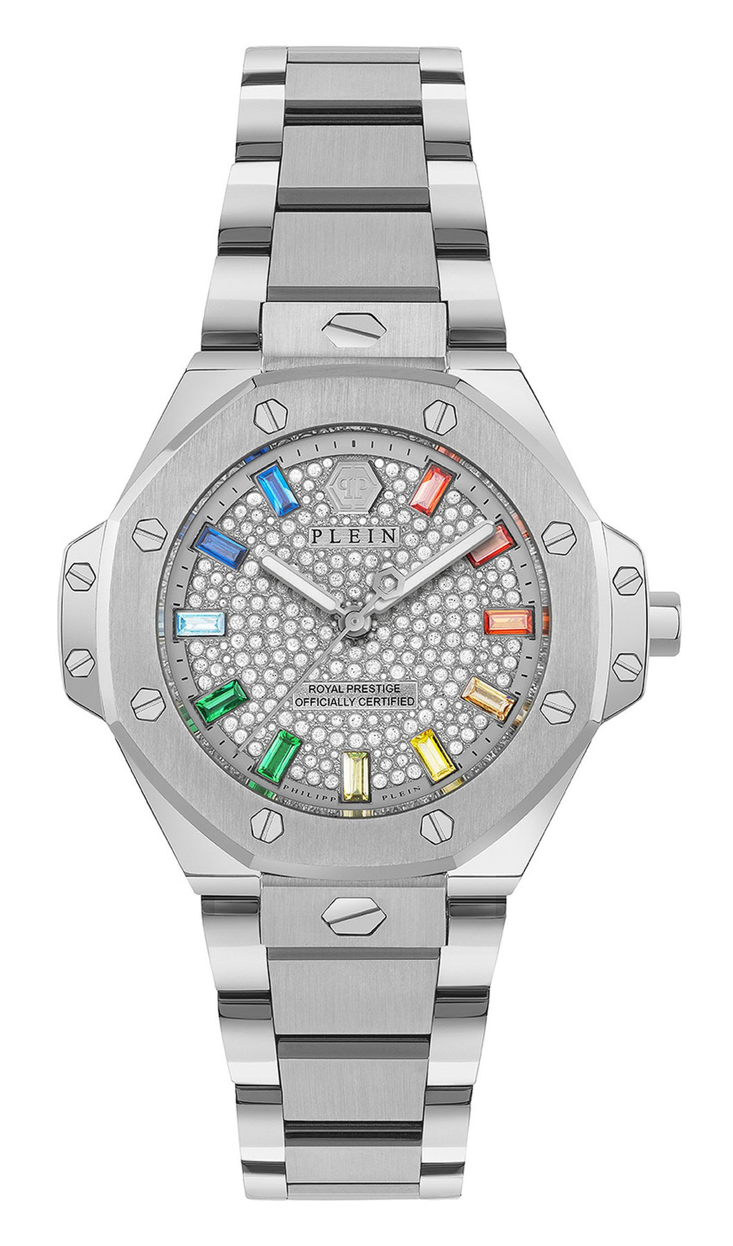 Philipp Plein Damen Uhr Analog Quarz PLEIN ROYAL PRESTIGE PW4FA0425 Edelstahl