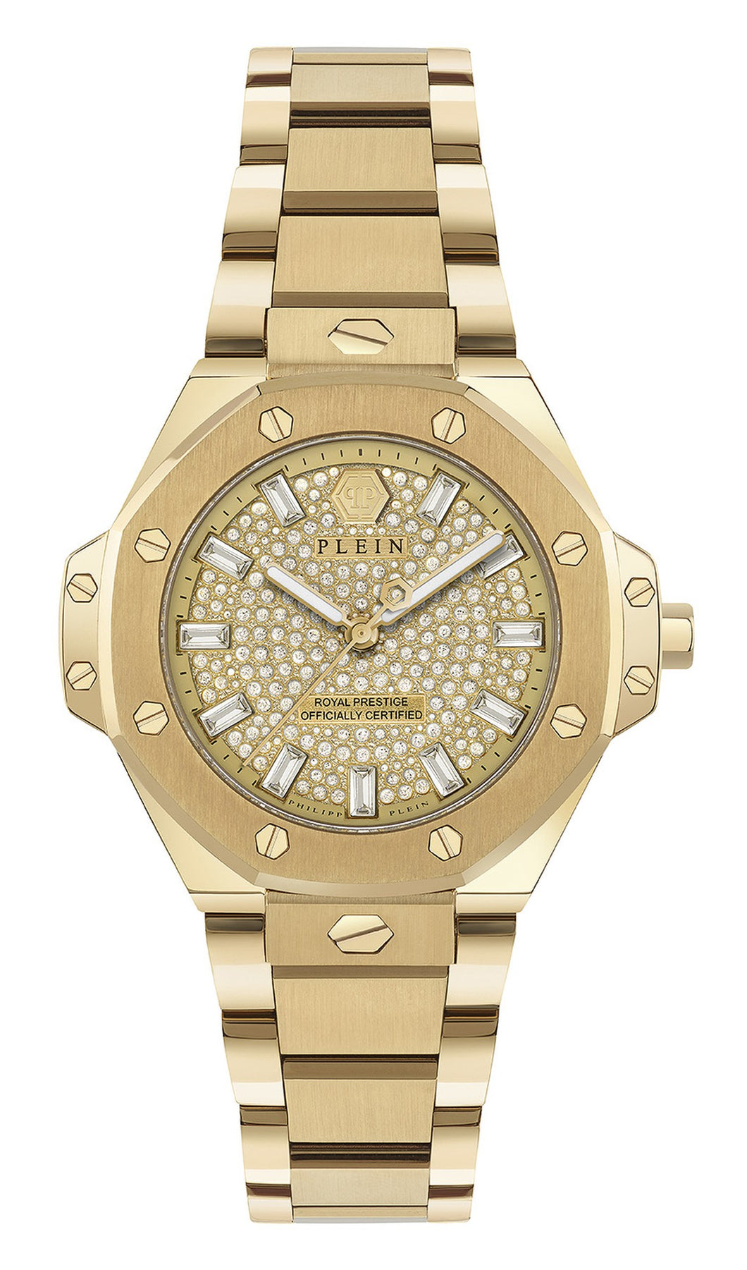 Philipp Plein Damen Uhr Analog Quarz PLEIN ROYAL PRESTIGE PW4FA0525 Edelstahl