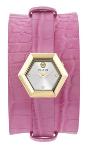 Philipp Plein Damen Uhr Analog Quarz LA JUNGLE DE PLEIN PW6FA0125 Leder