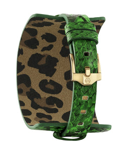 Philipp Plein Damen Uhr Analog Quarz LA JUNGLE DE PLEIN PW6FA0225 Leder