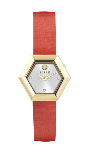 Philipp Plein Damen Uhr Analog Quarz LA JUNGLE DE PLEIN PW6FA0325 Leder