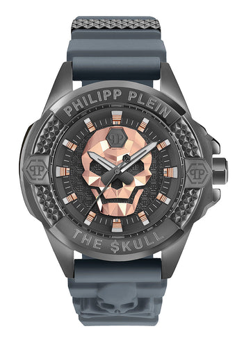 Philipp Plein Unisex Uhr Analog Quarz THE $KULL PWAAA2324 Silikon