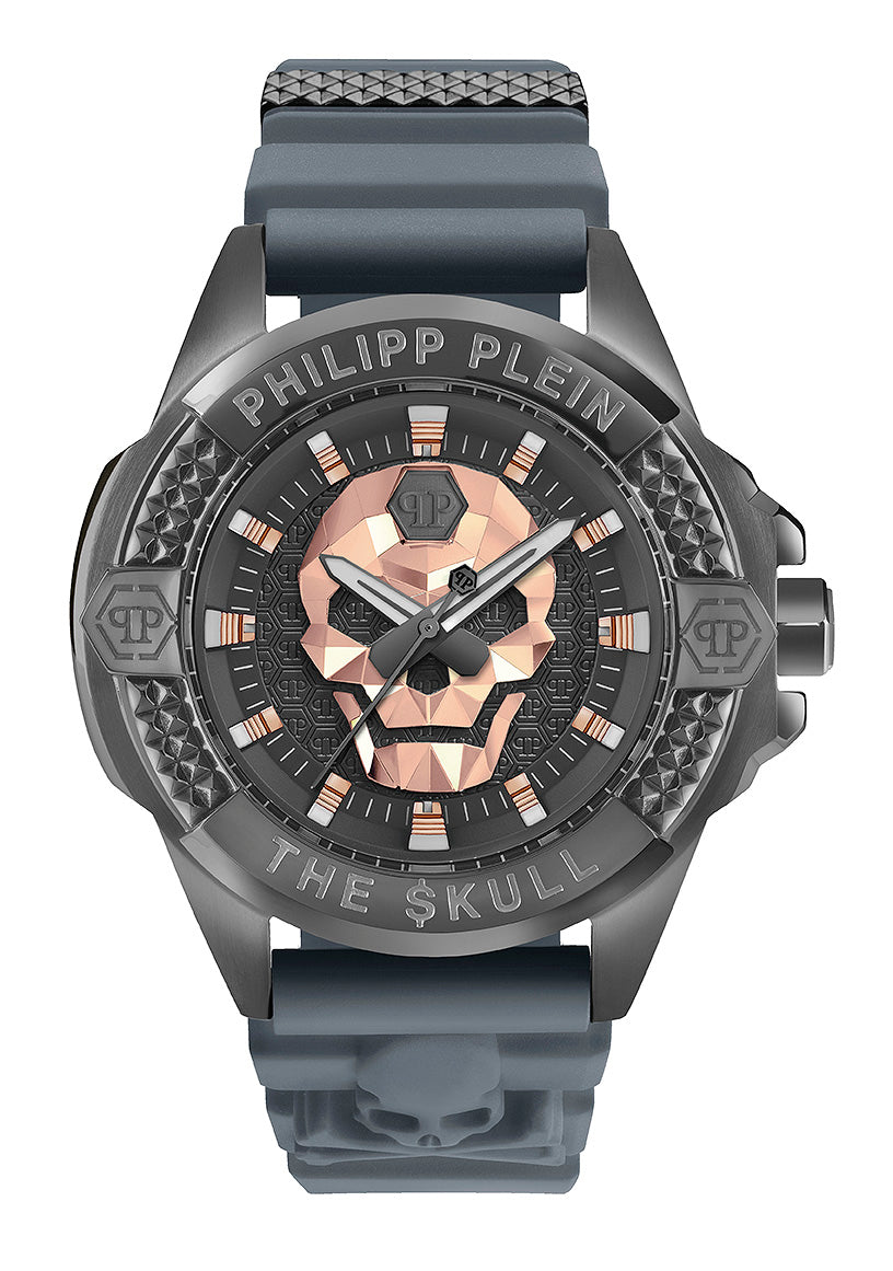 Philipp Plein Unisex Uhr Analog Quarz THE $KULL PWAAA2324 Silikon