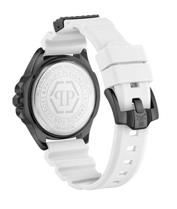 Philipp Plein Unisex Uhr Analog Quarz THE $KULL PWAAA2624 Silikon