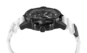 Philipp Plein Unisex Uhr Analog Quarz THE $KULL PWAAA2624 Silikon