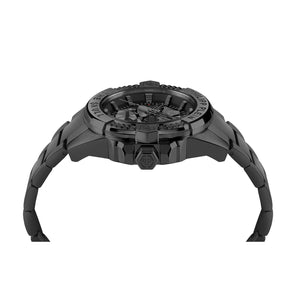 Philipp Plein Herren Uhr Analog Quarz THE $KULL PWAAA3025 Edelstahl