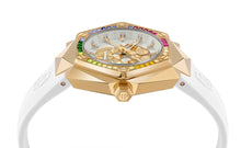 Laden Sie das Bild in den Galerie-Viewer, Philipp Plein Damen Uhr Analog Quarz $KULL SPIKES LADY PWADA0324 Silikon