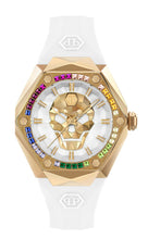 Laden Sie das Bild in den Galerie-Viewer, Philipp Plein Damen Uhr Analog Quarz $KULL SPIKES LADY PWADA0324 Silikon