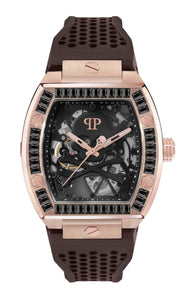 Philipp Plein Herren Uhr Automatik $KELETON PWBAA1723 Silikon