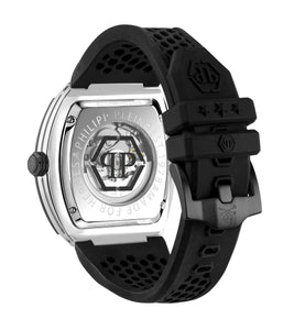 Philipp Plein Herren Uhr Automatik $KELETON PWBAA2023 Silikon