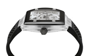 Philipp Plein Herren Uhr Automatik $KELETON PWBAA2023 Silikon