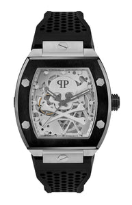 Philipp Plein Herren Uhr Automatik $KELETON PWBAA2023 Silikon