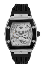 Laden Sie das Bild in den Galerie-Viewer, Philipp Plein Herren Uhr Automatik $KELETON PWBAA2023 Silikon