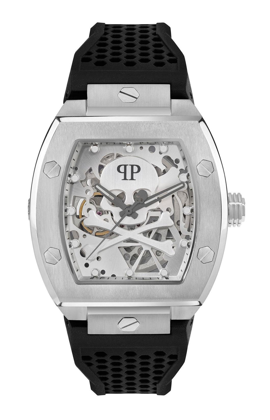 Philipp Plein Herren Uhr Automatik $KELETON PWBAA2123 Silikon