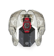 Laden Sie das Bild in den Galerie-Viewer, Philipp Plein Herren Uhr Automatik THE $KELETON PWBAA2224 Silikon