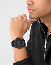 Laden Sie das Bild in den Galerie-Viewer, Philipp Plein Herren Uhr Analog Quarz HIGH-CONIC PWBHA0326 Silikon
