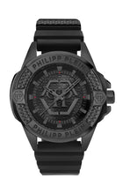 Laden Sie das Bild in den Galerie-Viewer, Philipp Plein Herren Uhr Analog Quarz HIGH-CONIC PWBHA0326 Silikon