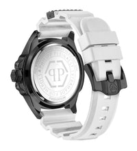 Laden Sie das Bild in den Galerie-Viewer, Philipp Plein Herren Uhr Analog Quarz HIGH-CONIC PWBHA0426 Silikon