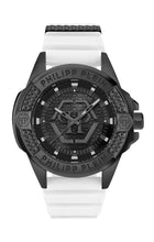 Laden Sie das Bild in den Galerie-Viewer, Philipp Plein Herren Uhr Analog Quarz HIGH-CONIC PWBHA0426 Silikon