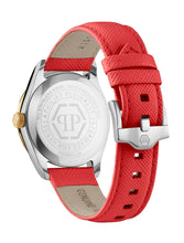 Laden Sie das Bild in den Galerie-Viewer, Philipp Plein Damen Uhr Analog Quarz QUEEN PWCDA0124 Leder