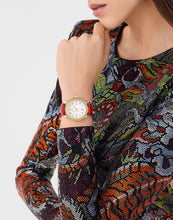 Laden Sie das Bild in den Galerie-Viewer, Philipp Plein Damen Uhr Analog Quarz QUEEN PWCDA0124 Leder