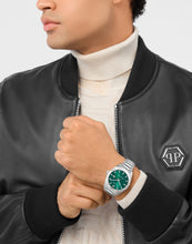 Laden Sie das Bild in den Galerie-Viewer, Philipp Plein Herren Uhr Analog Quarz DATE SUPERLATIVE PWDHA0126 Edelstahl