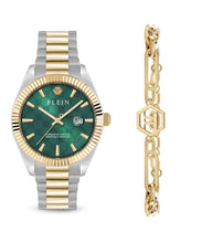 Laden Sie das Bild in den Galerie-Viewer, Philipp Plein Herren Uhr Analog Quarz DATE SUPERLATIVE PWDHA0526 Edelstahl