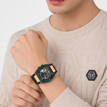 Laden Sie das Bild in den Galerie-Viewer, Philipp Plein Herren Uhr Automatik THE $KELETON 2.0 PWJFA0325 Silikon