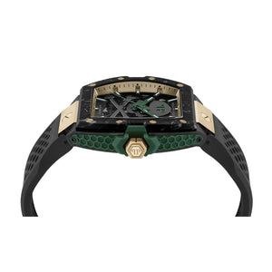 Philipp Plein Herren Uhr Automatik THE $KELETON 2.0 PWJFA0325 Silikon