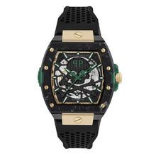 Laden Sie das Bild in den Galerie-Viewer, Philipp Plein Herren Uhr Automatik THE $KELETON 2.0 PWJFA0325 Silikon