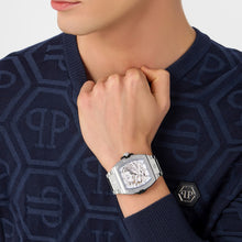 Laden Sie das Bild in den Galerie-Viewer, Philipp Plein Herren Uhr Automatik THE $KELETON 2.0 PWJFA0425 Edelstahl