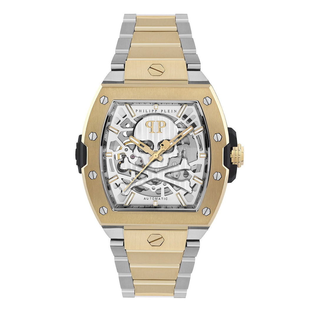 Philipp Plein Herren Uhr Automatik THE $KELETON 2.0 PWJFA0525 Edelstahl