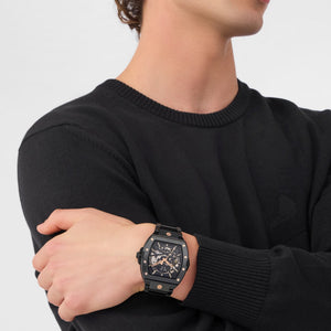 Philipp Plein Herren Uhr Automatik THE $KELETON 2.0 PWJFA0725 Edelstahl