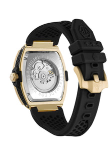 Philipp Plein Herren Uhr Automatik THE $KELETON FROSTED PWJFA1025 Silikon