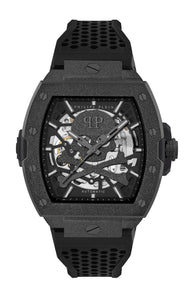 Philipp Plein Herren Uhr Automatik THE $KELETON FROSTED PWJFA1125 Silikon