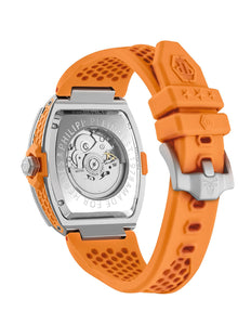 Philipp Plein Herren Uhr Automatik THE SKELETON LIMITED EDITION PWJFA1225 Silikon