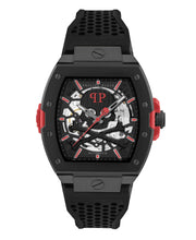Laden Sie das Bild in den Galerie-Viewer, Philipp Plein Herren Uhr Automatik THE $KELETON 2.0 PWJFA1626 Silikon