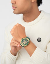 Laden Sie das Bild in den Galerie-Viewer, Philipp Plein Damen Uhr Automatik THE SKELETON BAGUETTES PWJHA0226 Leder